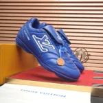 Louis Vuitton Unisex LV Footprint Fotbollsskor - Blå 1AHDP8