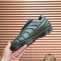 Louis Vuitton Unisex LV Footprint Soccer Sneaker-Drak Green 1AHDPP (1)