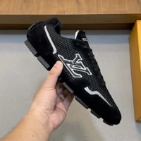 Louis Vuitton Unisex LV LV Rally Sneaker-Black 1AHTZI (1)