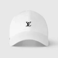 Louis Vuitton Unisex LV League Cap-White M5068M (1)