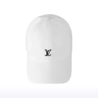 Louis Vuitton Unisex LV League Cap-White M5068M (1)
