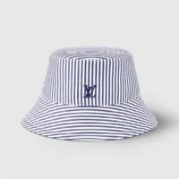Louis Vuitton Unisex LV League Striped Bucket Hat M5158M