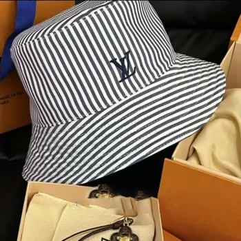 Louis Vuitton Unisex LV League Striped Bucket Hat M5158M