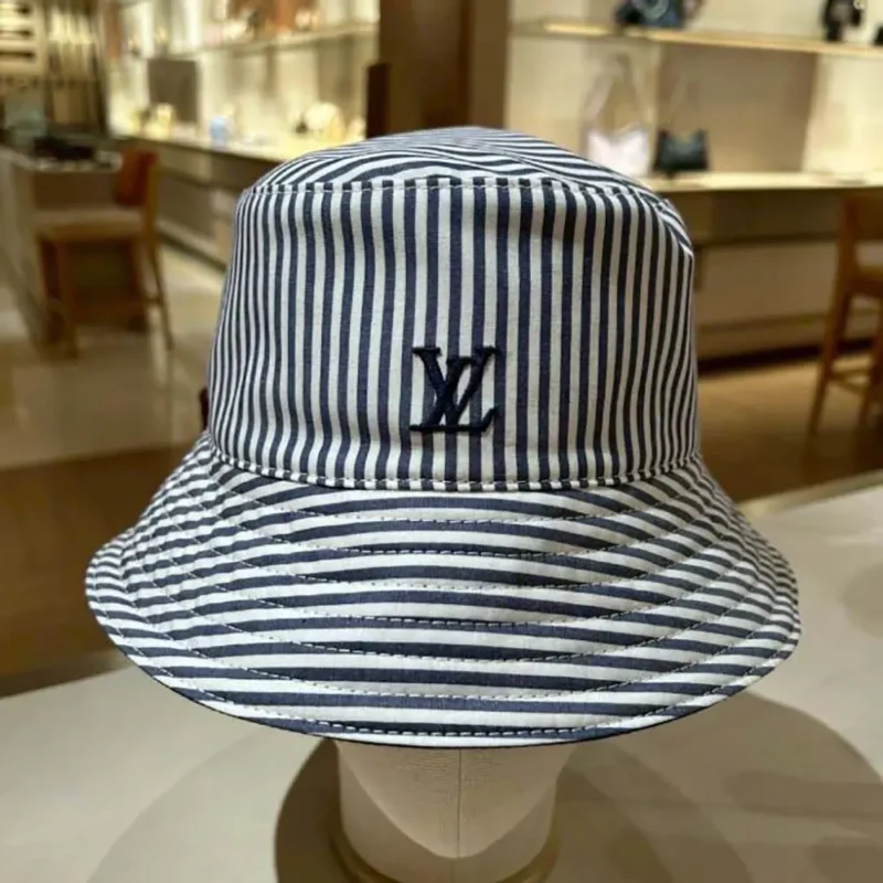 Louis Vuitton Unisex LV League Striped Bucket Hat M5158M