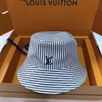 Louis Vuitton Unisex LV League Striped Bucket Hat M5158M (1)