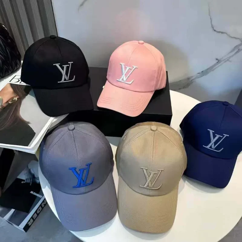 Louis Vuitton Unisex LV Only LV Cap Cotton Embroidered LV Fall Signature