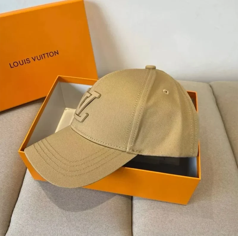 Louis Vuitton Unisex LV Only LV Cap Cotton Embroidered LV Fall Signature