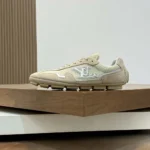 Baskets unisexes Louis Vuitton LV Rally - Beige 1AHU02