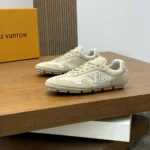 Baskets unisexes Louis Vuitton LV Rally - Beige 1AHU02