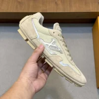 Louis Vuitton Unisex LV Rally Sneaker-Beige 1AHU02 (1)