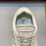 Baskets unisexes Louis Vuitton LV Rally - Beige 1AHU02