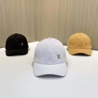 Louis Vuitton Unisex LV Shadow Cap Cotton Embroidered LV Fall Signature (1)