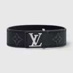 Bracciale Louis Vuitton unisex LV Slim - Nero M6456D