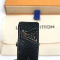 Louis Vuitton Unisex LV Slim Bracelet-Black M6456D (1)