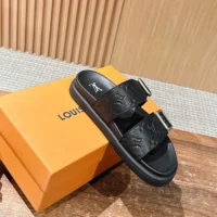 Louis Vuitton Unisex LV Venice Mule-Black 1AHSJI (1)