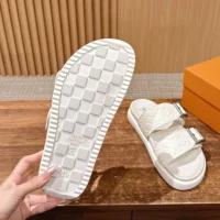 Louis Vuitton Unisex LV Venice Mule-White 1AHSJ3 (1)