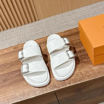 Louis Vuitton Unisex LV Venice Mule-White 1AHSJ3