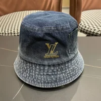 Louis Vuitton Unisex Monogram Denim Bucket Hat (1)