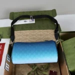 Gucci Unisex Chroma Small Cylinder Bag-Dark Blue 839325