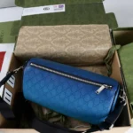 Gucci Unisex Chroma Small Cylinder Bag-Dark Blue 839325