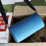 Gucci Unisex Chroma Small Cylinder Bag-Dark Blue 839325