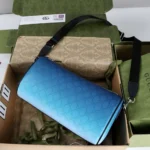 Gucci Unisex Chroma Small Cylinder Bag-Dark Blue 839325