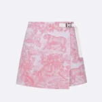 Dior Damen Dioriviera Skort Weißer Jacquard-Taft 447P15A2826