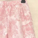 Dior Damen Dioriviera Skort Weißer Jacquard-Taft 447P15A2826