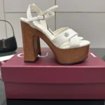 Gucci GG Women's Platform Sandal-White 835313BKO00