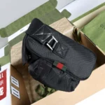 Gucci Men Gucci Nexus Medium Crossbody Bag-Black 816820FAD731047