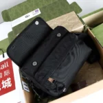 Gucci Men Gucci Nexus Medium Crossbody Bag-Black 816820FAD731047