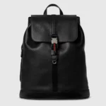 Gucci Unisex Medium Backpack with Web Black 816750AAEF71042