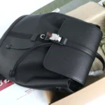 Gucci Unisex Medium Backpack with Web Black 816750AAEF71042