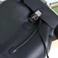Gucci Unisex Medium Backpack with Web Black 816750AAEF71042 (1)