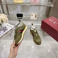 Gucci Unisex Re-Motion Sneaker-Dark Green 832918AAEZM (1)