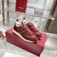 Gucci Unisex Re-Motion Sneaker-Red 832918AAEZM (1)