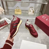 Gucci Unisex Re-Motion Sneaker-Red 832918AAEZM (1)