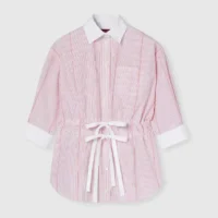 Gucci Donna Camicia in cotone fil coupé 826588Z7ASD (1)