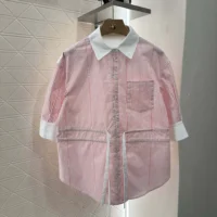 Gucci Donna Camicia in cotone fil coupé 826588Z7ASD (1)