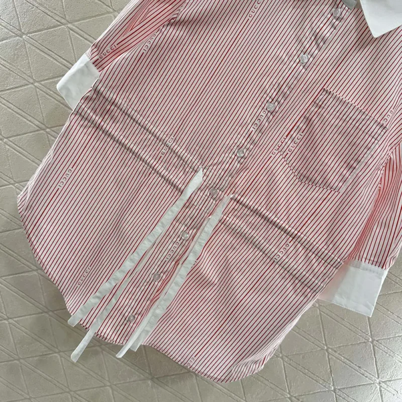 Gucci Donna Camicia in cotone fil coupé 826588Z7ASD
