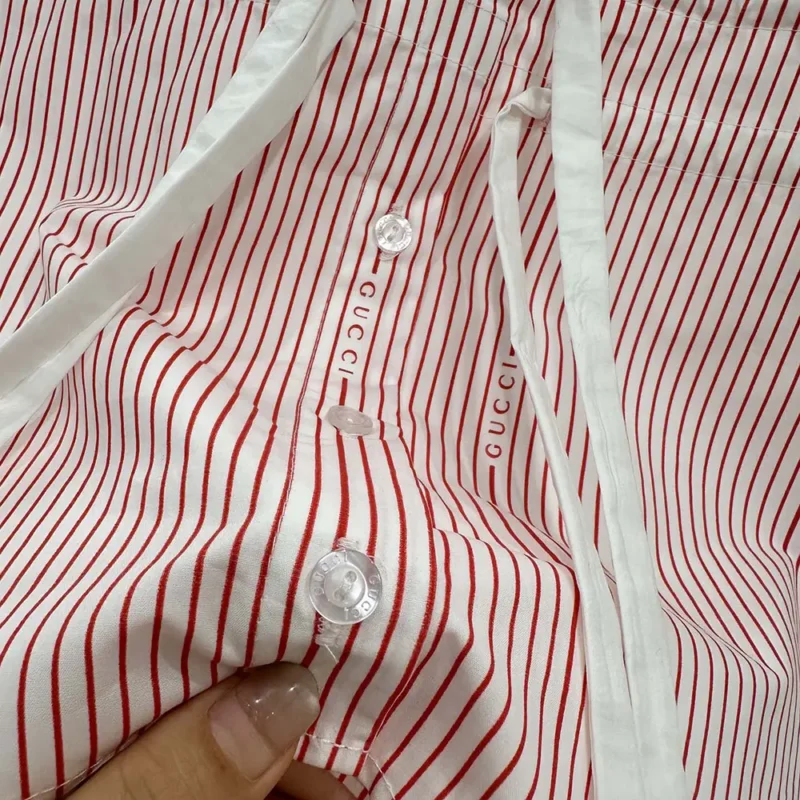 Gucci Donna Camicia in cotone fil coupé 826588Z7ASD