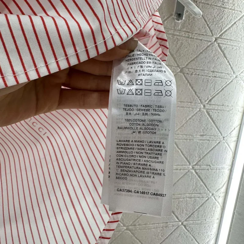 Gucci Donna Camicia in cotone fil coupé 826588Z7ASD