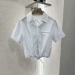 Gucci Women Cotton Fil Coupé Shirt 831862Z7ASD