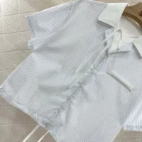 Gucci Women Cotton Fil Coupé Shirt 831862Z7ASD (1)