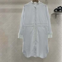 Gucci Women Cotton Fil Coupé Shirt Dress 832072Z7ASD (1)