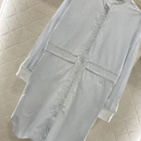 Gucci Women Cotton Fil Coupé Shirt Dress 832072Z7ASD (1)