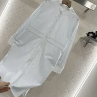 Gucci Women Cotton Fil Coupé Shirt Dress 832072Z7ASD (1)