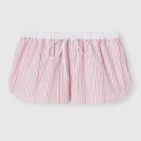 Gucci Pantaloncini da donna in cotone fil coupé 831870ZAS7C