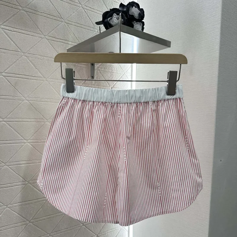 Gucci Dam Bomull Fil Coupé Shorts 831870ZAS7C
