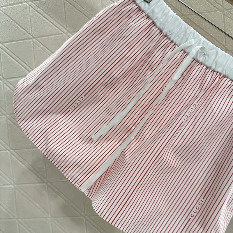 Gucci Dam Bomull Fil Coupé Shorts 831870ZAS7C